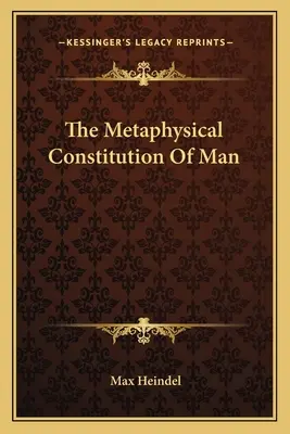 Metafyzická konštitúcia človeka - The Metaphysical Constitution Of Man