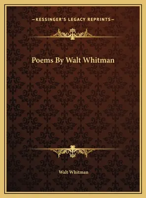 Básne Walta Whitmana - Poems By Walt Whitman