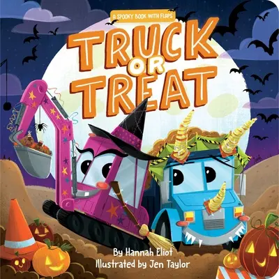 Nákladné auto alebo liečenie: Strašidelná kniha s klapkami - Truck or Treat: A Spooky Book with Flaps