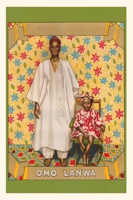 Vintage Journal Africký muž s dieťaťom - Vintage Journal African Man with Child