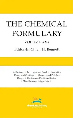 Chemický slovník, zväzok 30 - The Chemical Formulary, Volume 30