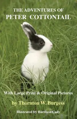 Dobrodružstvá Petra Cottontaila: S veľkou tlačou a originálnymi obrázkami - The Adventures of Peter Cottontail: With Large Print and Original Pictures