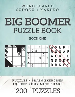 Veľké knihy hádaniek pre starších ľudí č. 1 - Big Boomer Puzzle Books #1