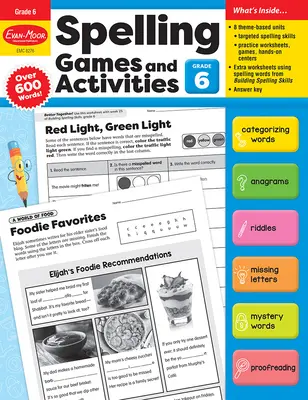 Pravopisné hry a aktivity, 6. ročník, pomôcka pre učiteľa - Spelling Games and Activities, Grade 6 Teacher Resource