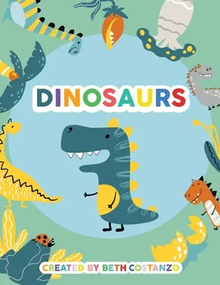 Pracovný zošit s aktivitami Dinosaury pre deti od 3 do 6 rokov - Dinosaurs Activity Workbook for Kids 3-6