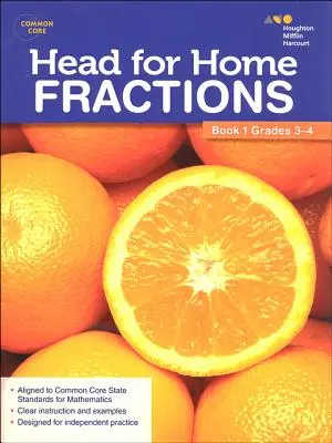 Hlava pre domáce matematické zručnosti: Zlomky, kniha 1 - Head For Home Math Skills: Fractions, Book 1