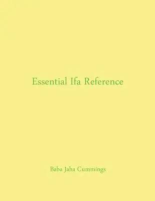 Základná príručka Ifa - Essential Ifa Reference