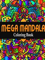 Mega mandala Omaľovánky - Mega Mandala Coloring Book
