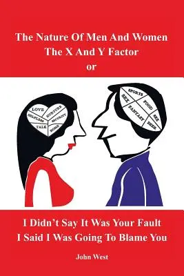 Povaha mužov a žien, Faktor X a Y alebo Nepovedal som, že je to tvoja vina, povedal som, že ťa budem obviňovať - The Nature of Men and Women, The X and Y Factor, or I Didn't Say it was your Fault, I Said I was Going to Blame You