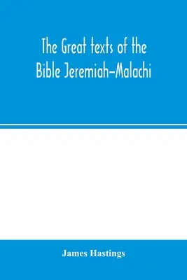 Veľké biblické texty Jeremiáš-Malachiáš - The great texts of the Bible Jeremiah-Malachi