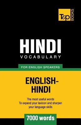 Hindčina slovná zásoba pre anglicky hovoriacich - 7000 slov - Hindi vocabulary for English speakers - 7000 words