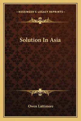 Riešenie v Ázii - Solution In Asia