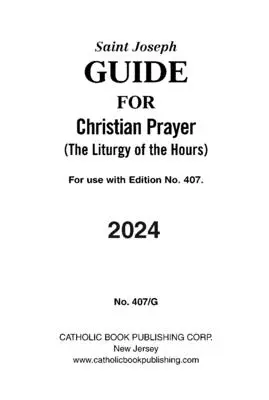 Sprievodca kresťanskými modlitbami veľký typ 2024 - Christian Prayer Guide Large Type 2024