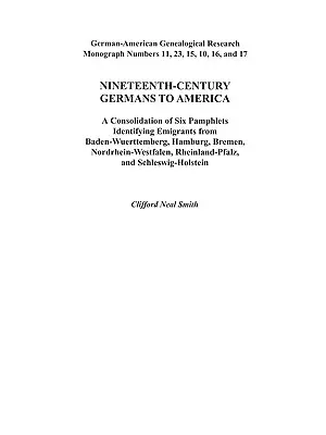 Nemci v Amerike v 19. storočí - Nineteenth-Century Germans to America