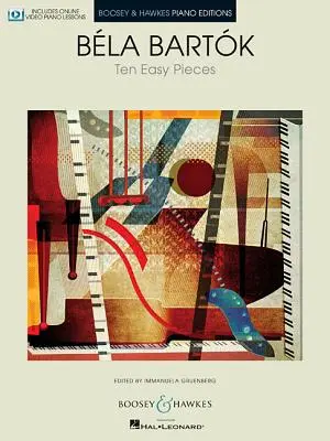 (kniha/internetové médiá) - Bartok: Ten Easy Pieces for Piano (Book/Online Media)