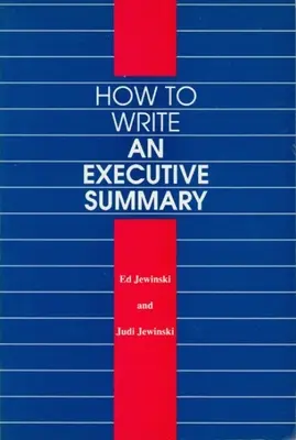 Ako napísať zhrnutie - How to Write an Executive Summary