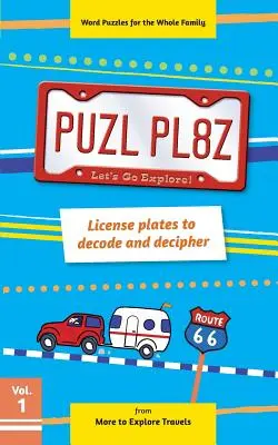 PUZL PL8Z Tabuľky s evidenčným číslom na rozlúštenie a dešifrovanie - PUZL PL8Z License plates to decode and decipher