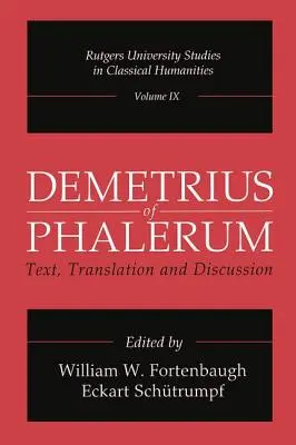 Demetrius z Faléra: H B B Text, preklad a diskusia - Demetrius of Phalerum: Text, Translation and Discussion