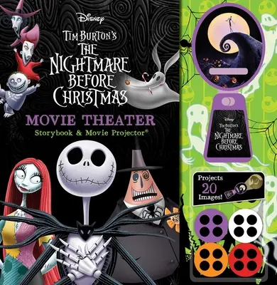 Disney: The Nightmare Before Christmas (Nočná mora pred Vianocami) Filmové divadlo: rozprávková kniha a projektor - Disney: The Nightmare Before Christmas Movie Theater Storybook and Projector