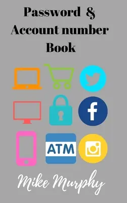 Kniha hesiel a čísel účtov - Password & Account Number Book