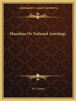 Mundánna alebo národná astrológia - Mundane or National Astrology