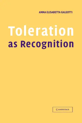 Tolerancia ako uznanie - Toleration as Recognition