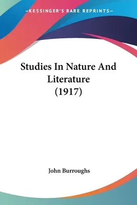 Štúdie o prírode a literatúre (1917) - Studies In Nature And Literature (1917)