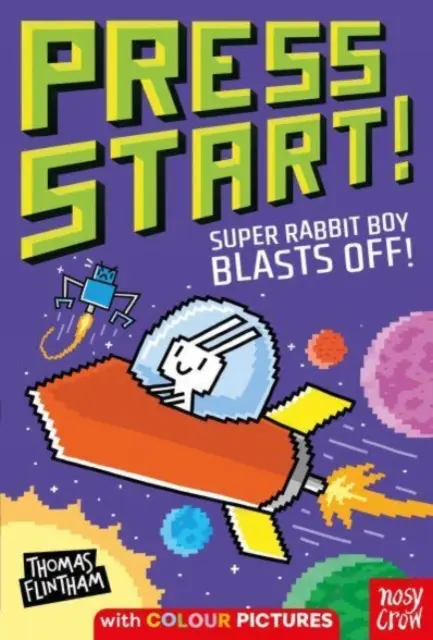 Stlačte tlačidlo Štart! Super králičí chlapec vyletí! - Press Start! Super Rabbit Boy Blasts Off!