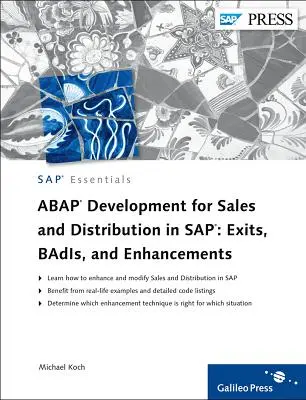 Vývoj ABAP pre predaj a distribúciu v systéme SAP - výstupy, BAdI a vylepšenia - ABAP Development for Sales and Distribution in SAP - Exits, BAdIs, and Enhancements