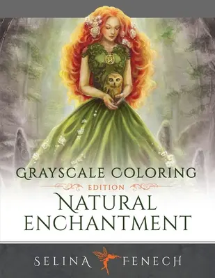 Prírodné kúzla - maľovanky v odtieňoch sivej - Natural Enchantment - Grayscale Coloring Edition