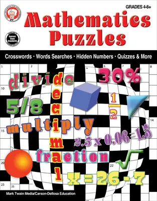 Matematické hádanky Pracovný zošit - Mathematics Puzzles Workbook
