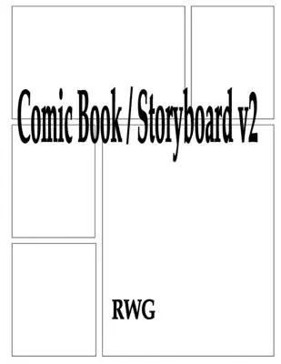 Komiks / Storyboard v2: 200 strán 8,5 X 11 - Comic Book / Storyboard v2: 200 Pages 8.5 X 11