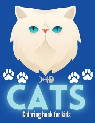 Mačky Omaľovánky pre deti - Cats Coloring Book For Kids