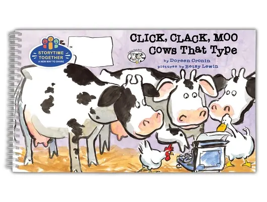 Click, Clack, Moo: Kravy, ktoré píšu (Spoločné vydanie príbehov) - Click, Clack, Moo: Cows That Type (Storytime Together Edition)