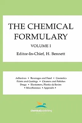 Chemický slovník, 1. diel - The Chemical Formulary, Volume 1