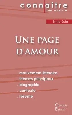 Une page d'amour de mile Zola (kompletný literárny rozbor a zhrnutie) - Fiche de lecture Une page d'amour de mile Zola (Analyse littraire de rfrence et rsum complet)