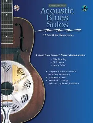 Akustická majstrovská trieda: Akustické bluesové sóla, kniha a CD - Acoustic Masterclass: Acoustic Blues Solos, Book & CD