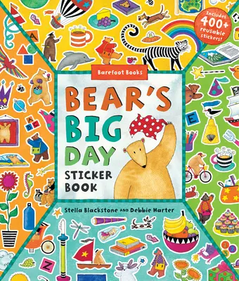 Medvedíkov veľký deň Kniha samolepiek - Bear's Big Day Sticker Book