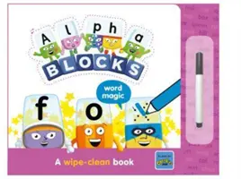 Alphablocks Word Magic: Stieracia kniha - Alphablocks Word Magic: A Wipe-Clean Book