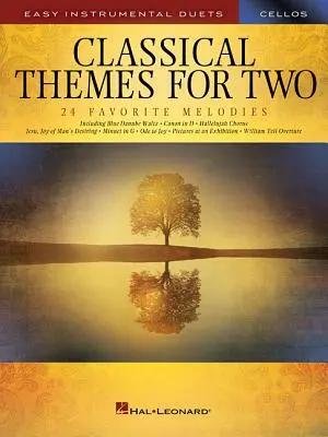 Klasické témy pre dve violončelá: Ľahké inštrumentálne duetá - Classical Themes for Two Cellos: Easy Instrumental Duets