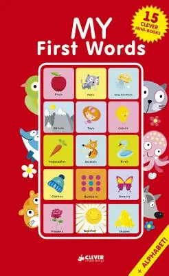 Moje prvé slová: 15 šikovných minikníh v krabici - My First Words: 15 Clever Mini-Books Box Set