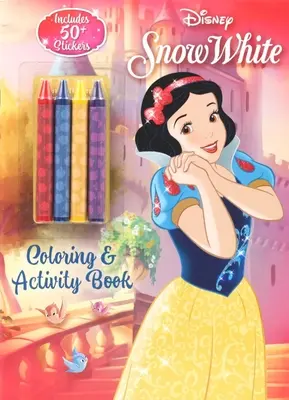 Disney: Snehulienka: Omaľovánky s pastelkami - Disney: Snow White Coloring with Crayons