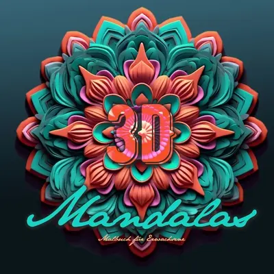 3D mandaly Maľovanky pre dospelých: 3D mandala Omaľovánky pre dospelých mandala v odtieňoch sivej 3D mandaly v odtieňoch sivej 64P - 3D Mandalas Coloring Book for Adults: 3D Mandala Coloring Book for adults grayscale mandala coloring book 3D Grayscale Mandalas 64P