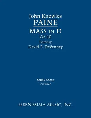 Mša in D, op. 10: Partitúra - Mass in D, Op.10: Study score