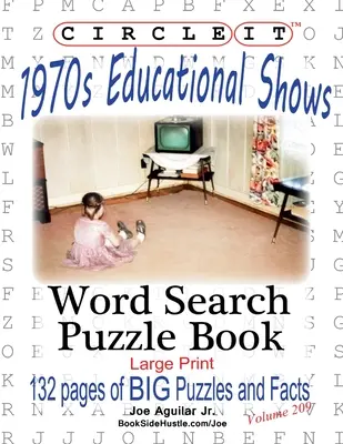 Zakrúžkujte, Vzdelávacie relácie zo 70. rokov, Hľadanie slov, Puzzle Book - Circle It, 1970s Educational Shows, Word Search, Puzzle Book