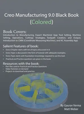 Creo Manufacturing 9.0 Black Book (farebná) - Creo Manufacturing 9.0 Black Book (Colored)
