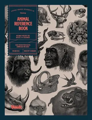Referenčná kniha o zvieratách pre tetovačov, ilustrátorov a dizajnérov - Animal Reference Book for Tattoo Artists, Illustrators and Designers