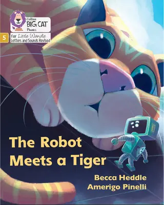 Robot stretáva tigra - Fáza 5, sada 2 - Robot Meets a Tiger - Phase 5 Set 2