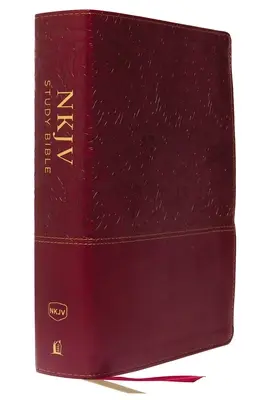 NKJV Study Bible, Imitation Leather, Red, Full-Color, Red Letter Edition, Indexed, Comfort Print: Kompletný zdroj na štúdium Božieho slova - NKJV Study Bible, Imitation Leather, Red, Full-Color, Red Letter Edition, Indexed, Comfort Print: The Complete Resource for Studying God's Word