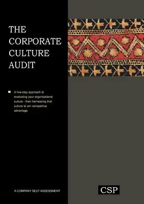 Audit firemnej kultúry - The Corporate Culture Audit